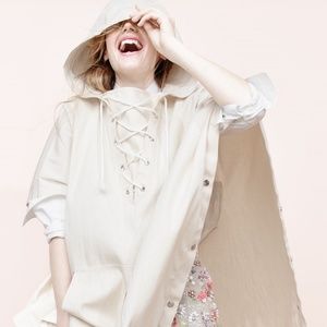 J Crew Collection Denim Poncho